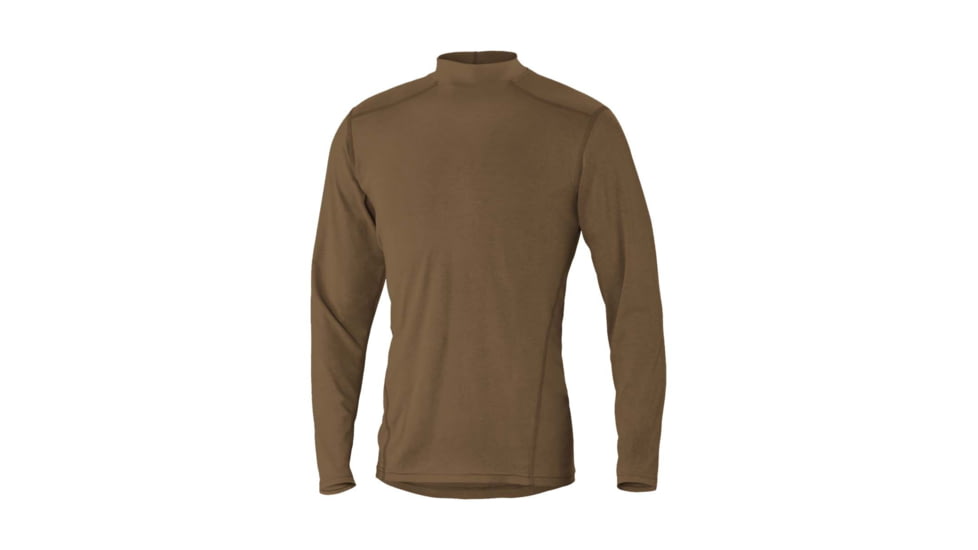 DRIFIRE Prime FR Mid-Weight Soft Compression Long Sleeve Tee - Men's, Coyote Brown, Large, DF2-MIL-762-PLS-CB-LG