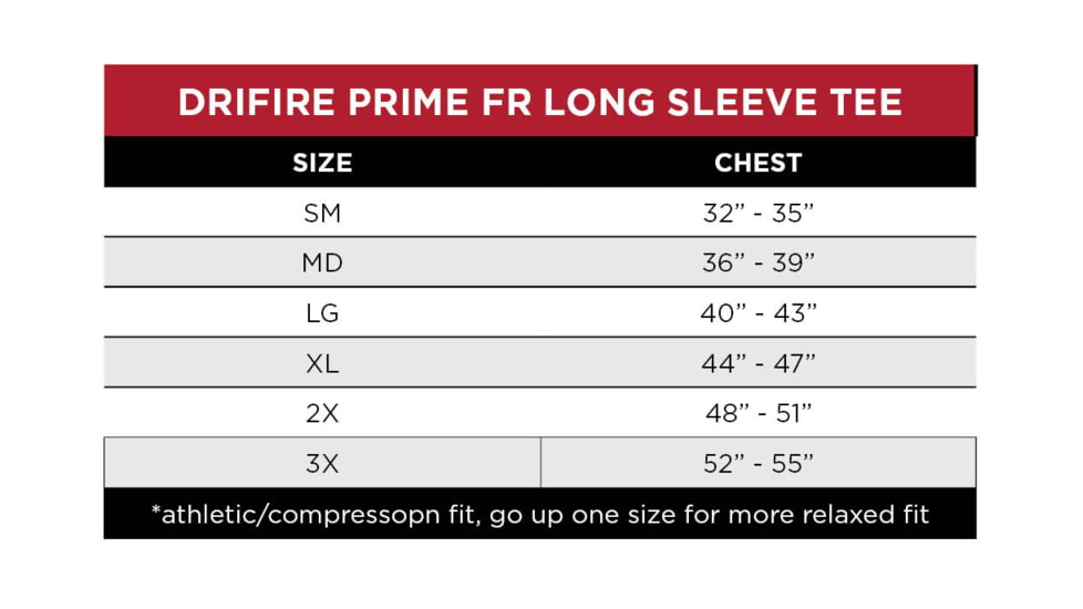 DRIFIRE Prime FR Mid-Weight Soft Compression Long Sleeve Tee - Mens, Tan 499, Extra Large, DF2-MIL-762-PLS-TN-XL