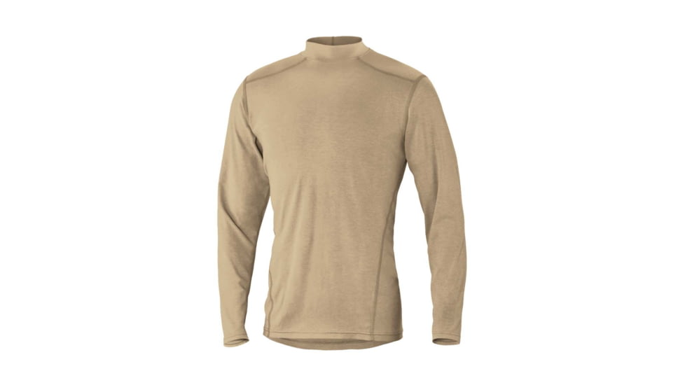 DRIFIRE Prime FR Mid-Weight Soft Compression Long Sleeve Tee - Men's, Desert Sand, Small, DF2-MIL-762-PLS-DS-SM