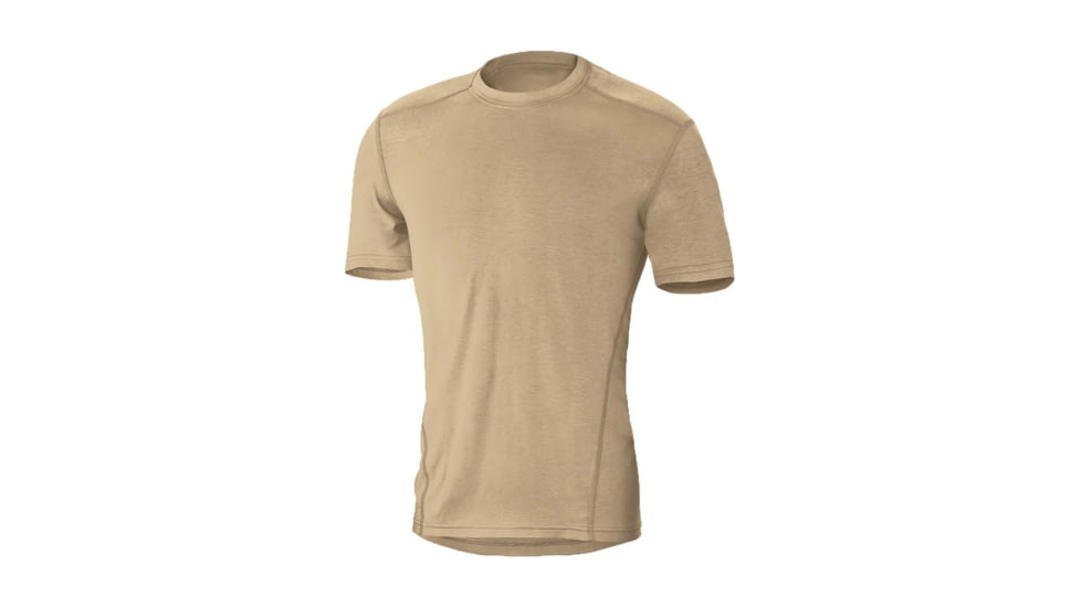 DRIFIRE Prime FR Mid-Weight Soft Compression Short Sleeve Tee - Men's, Desert Sand, 2XL, DF2-MIL-762-PTS-DS-2X