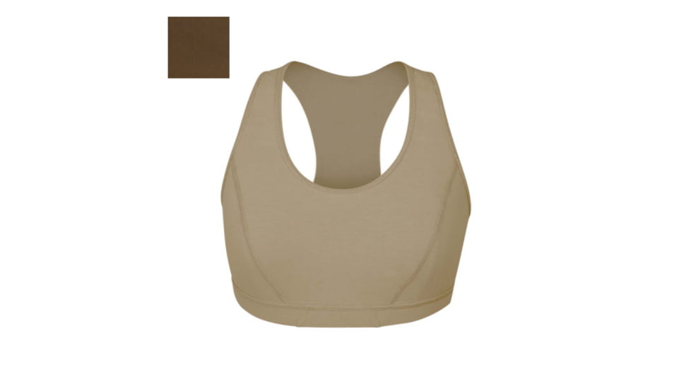 DRIFIRE Prime FR Mid-Weight Soft Compression Sports Bra - Women's, Coyote Brown, Medium, DF2-762-SB-CB-MD