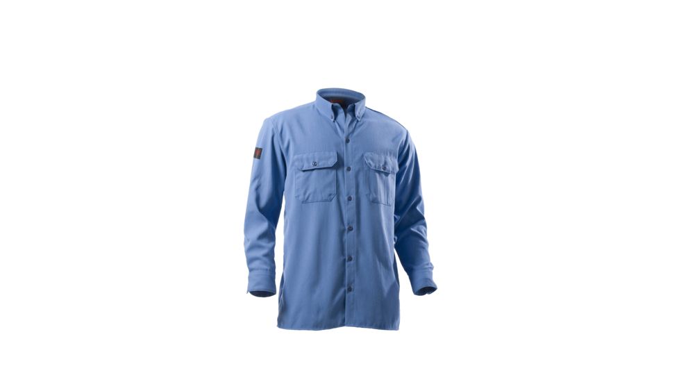 Drifire Utility Shirt, Woven,  Medium Blue XL 20000105-MB-XL