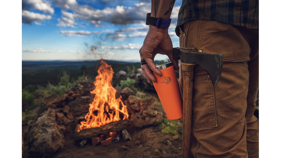 DrinkTanks 20oz Vacuum Insulated Cup, Tangerine, 20-TGR-C