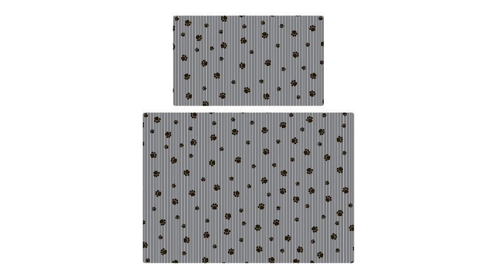 Drymate Dog Crate Mat, Paw Stripe, 15x22 CKPBS1522