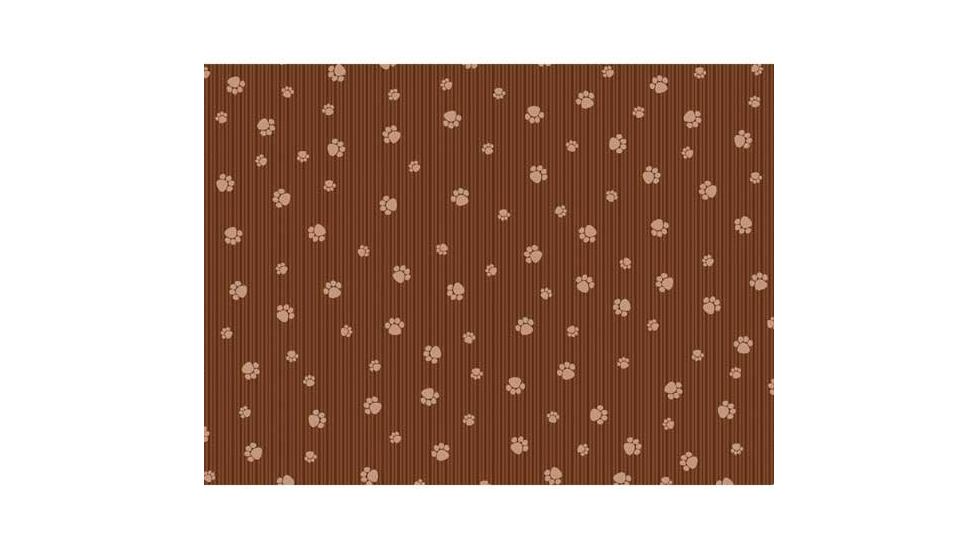 Drymate Paw Dog Crate Mat, Brown, 27inx42in CKP2742MBNSTP