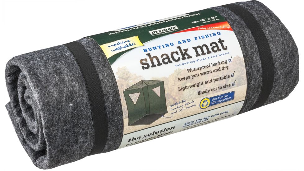 Drymate Shack Mat, Charcoal, 60 x 60 SMC6060