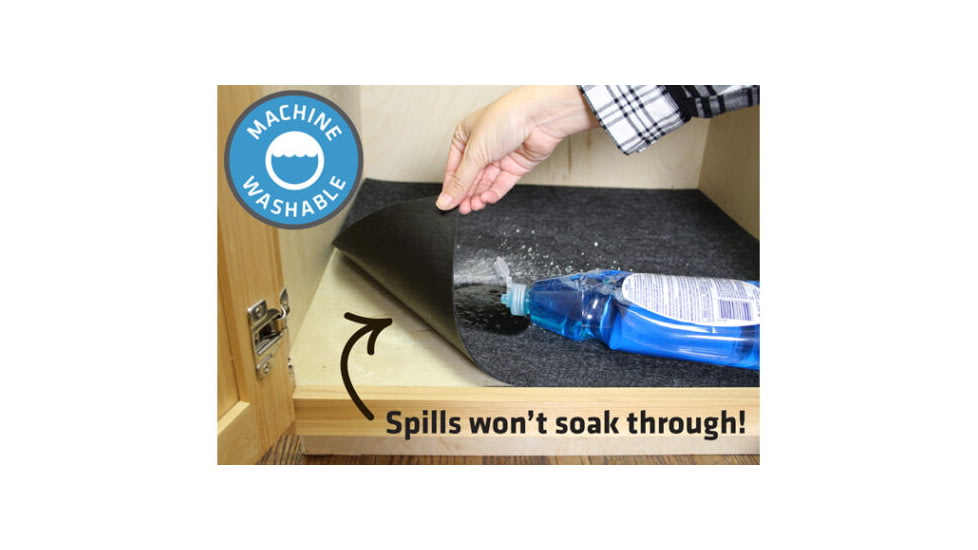 Drymate Under The Sink Mat - 24in x 29in, Gray, USMC2429