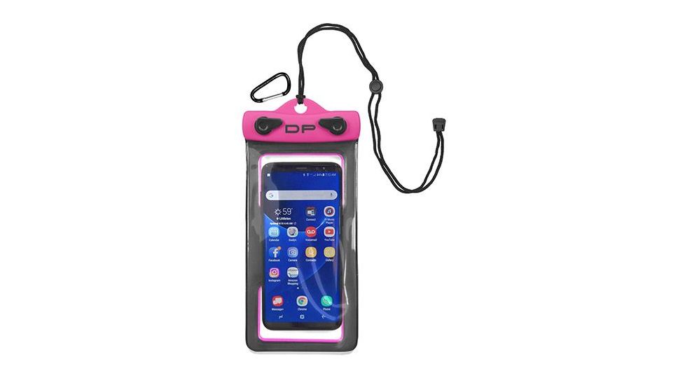 DryPak Cell Phone Case, 4 x 7, Hot Pink, Hot Pink, 1 Year Mfg Warranty, Tpu/Pp, DP-45617