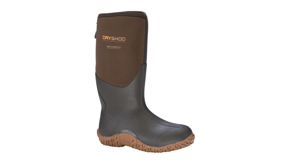 Dryshod Barnstormer Hi Rugged Farm Boot - Men's, Gum Brown/Peanut, 10 BSM-MH-BR-010