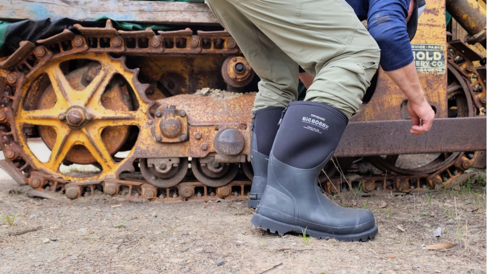 Dryshod Big Bobby Mid Work Boot - Mens, Black/Grey, 15, BBB-MM-BK-015
