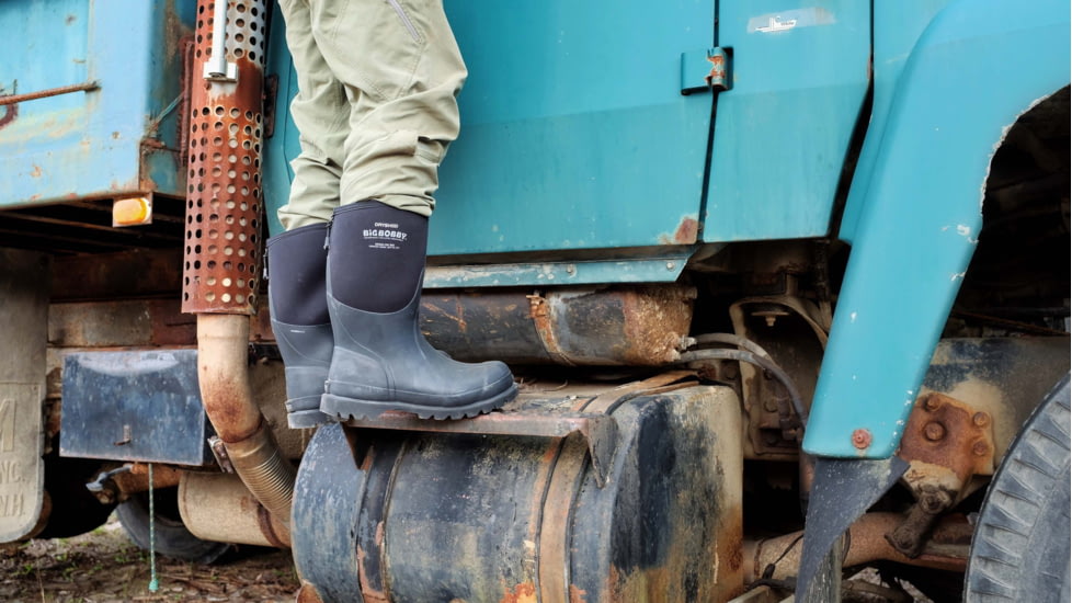 Dryshod Big Bobby Mid Work Boot - Mens, Black/Grey, 15, BBB-MM-BK-015