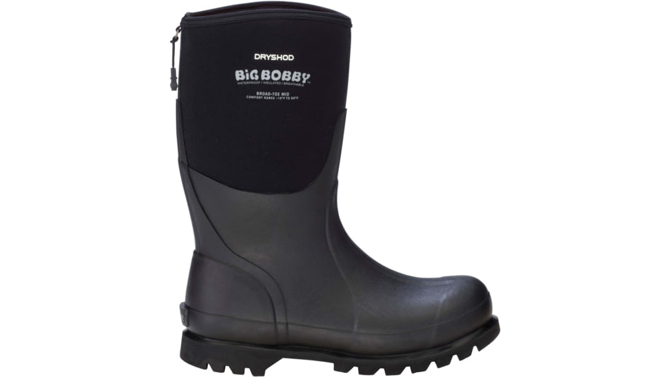 Dryshod Big Bobby Mid Work Boot - Mens, Black/Grey, 15, BBB-MM-BK-015