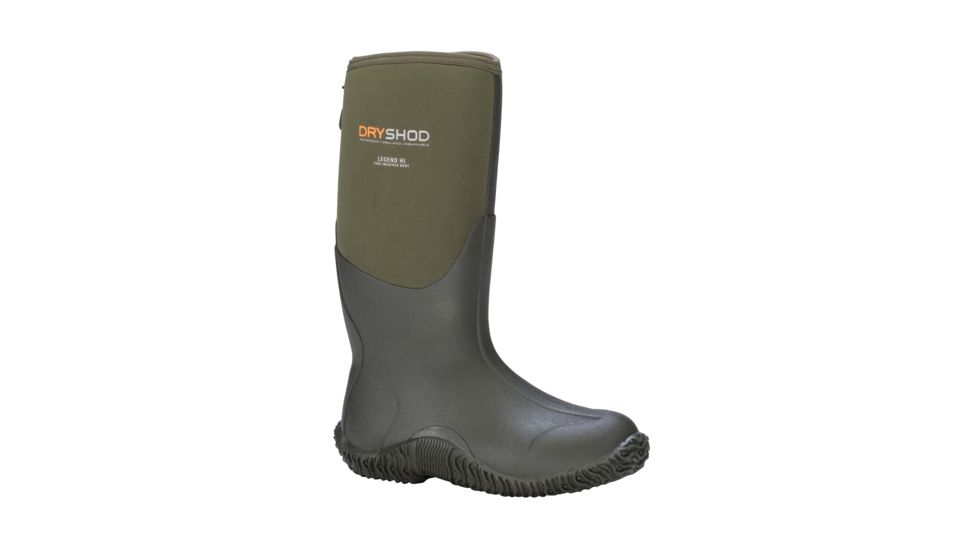 Dryshod Legend Hi Boot - Men's, Moss/Grey, 8 LEG-MH-MS-008