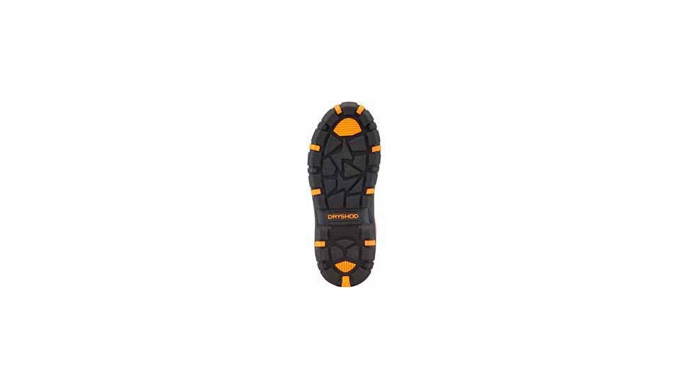 Dryshod Megatar Extreme-Protection Work Boot - Mens, Black/Orange, 12, MEG-MH-BK-012