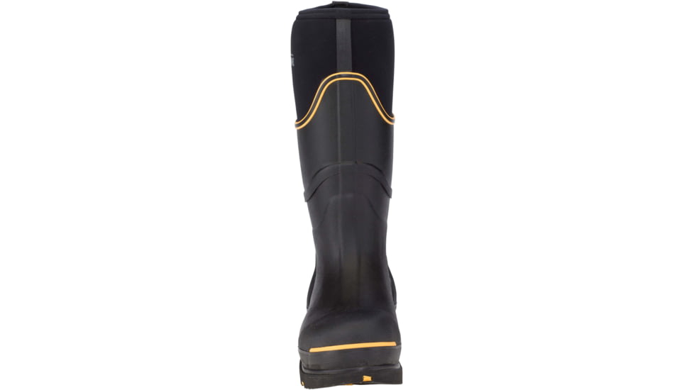 Dryshod Steel-Toe Max Hi Protective Work Boot - Mens, Black/Yellow, 10, STM-UH-BK-010