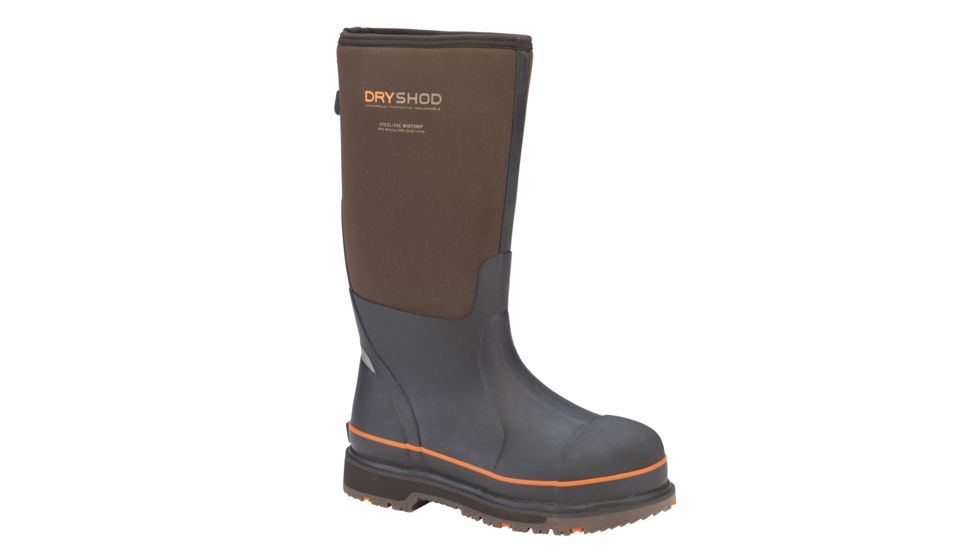 Dryshod Steel-Toe WIXIT Cool-Clad, Brown/Orange, 6 STT-UH-BR-006