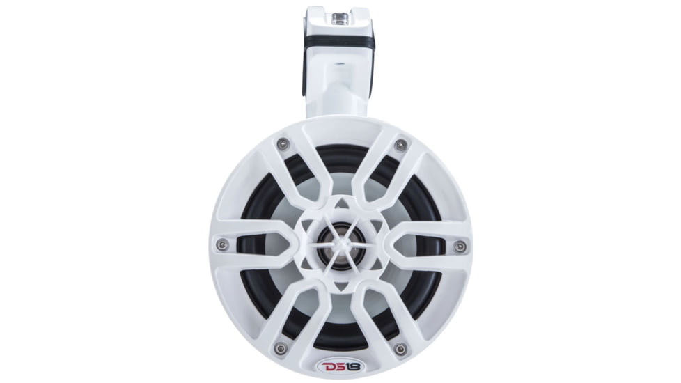DS18 HYDRO 6.5in Wakeboard Pod Tower Speaker w/RGB LED Light - 300W, White, NXL-6TPW