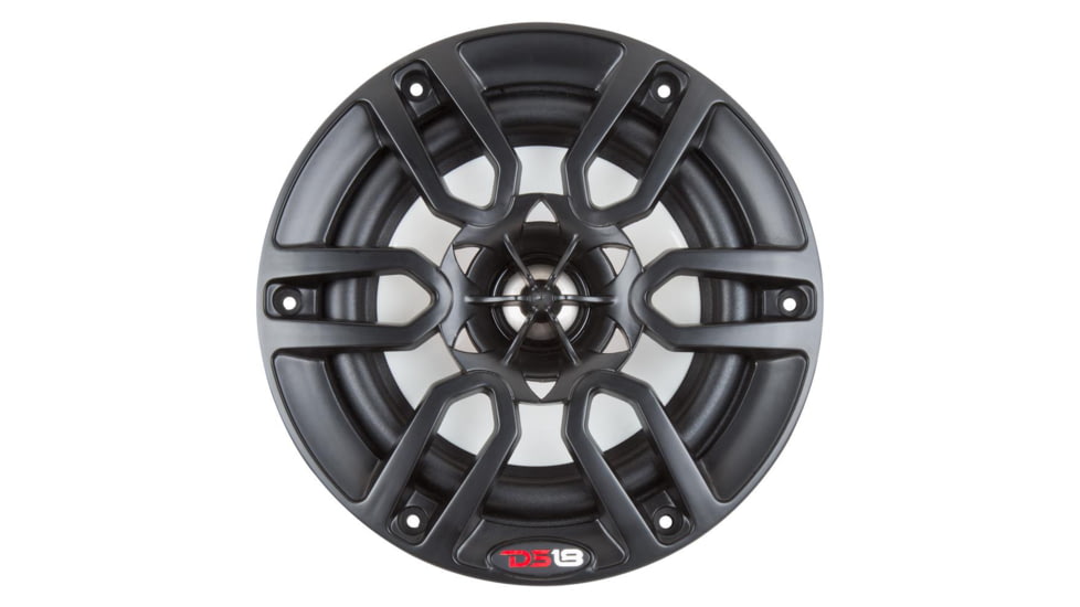 DS18 HYDRO 8in 2-Way Marine Speakers w/RGB LED Lights 375W, Matte Black, NXL-8BK