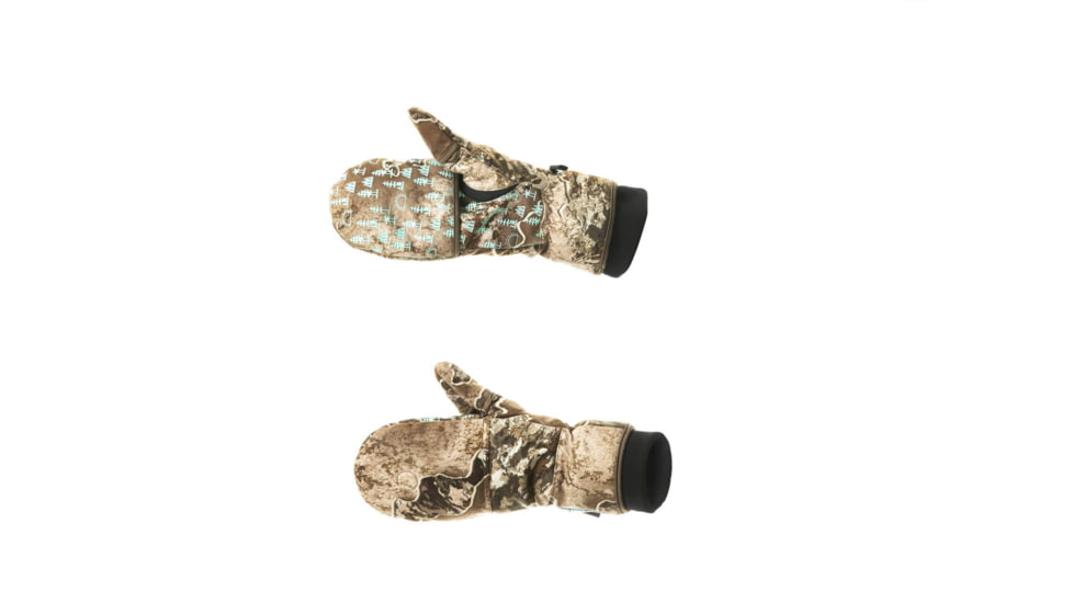 DSG Outerwear Flip Top 3.0 Mitten with Glove Liner, Realtree Excape, Small, 45153