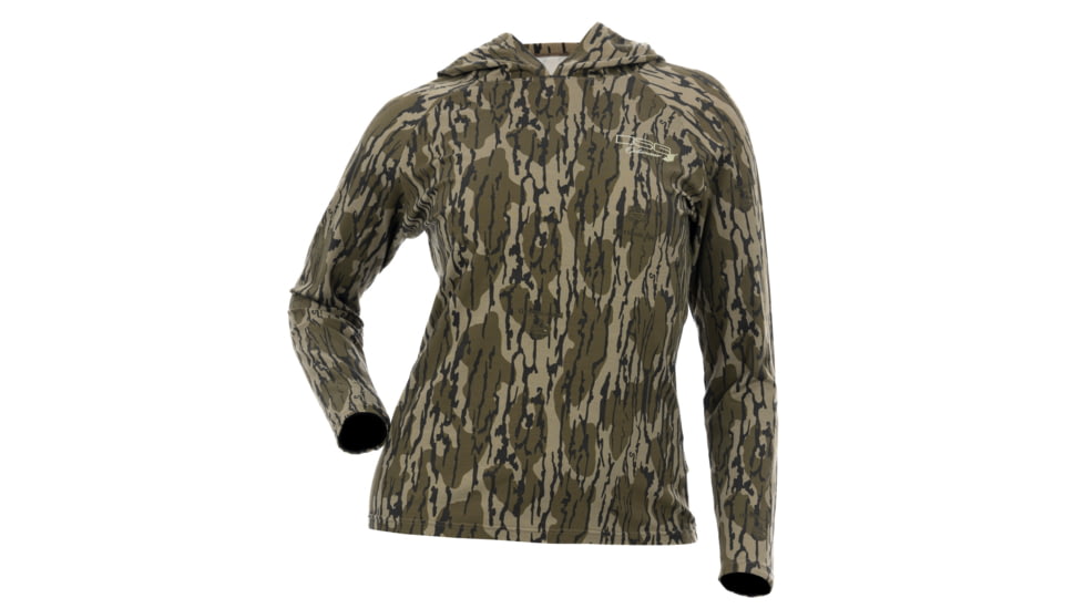 DSG Outerwear Long Sleeve Hooded Bamboo Shirt - Womens, Mossy Oak Bottomland Original, Extra Large, 517084