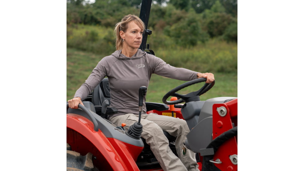 DSG Outerwear Long Sleeve Hooded Bamboo Shirt - Womens, Stone, Small, 517329