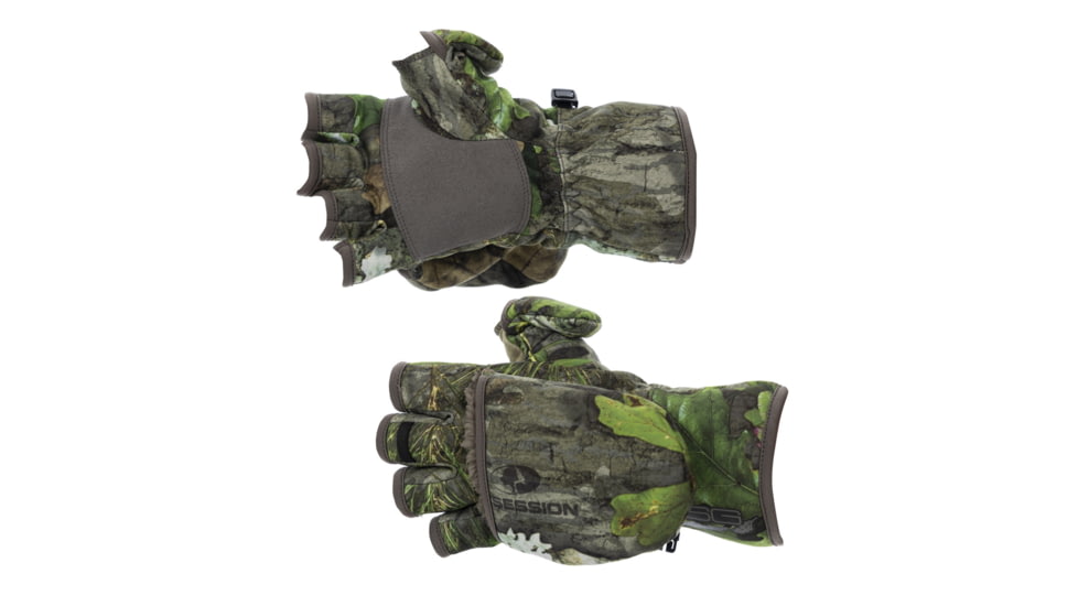 DSG Outerwear Sherpa Fleece Flip Top Mitten - Womens, Mossy Oak Obsession, Extra Small, 518494