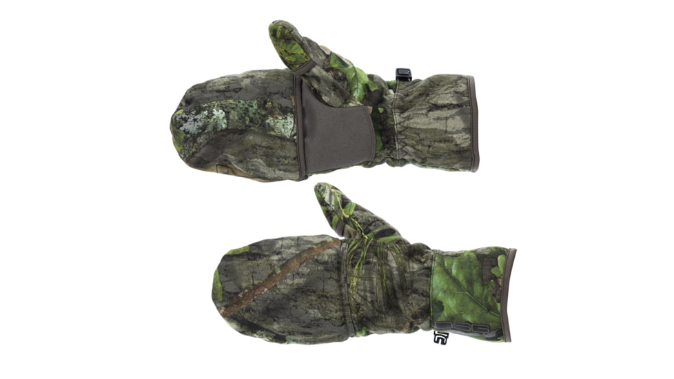 DSG Outerwear Sherpa Fleece Flip Top Mitten - Womens, Mossy Oak Obsession, Extra Small, 518494