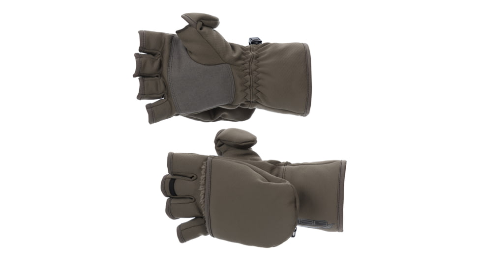 DSG Outerwear Sherpa Fleece Flip Top Mitten - Womens, Stone, Extra Small, 518647