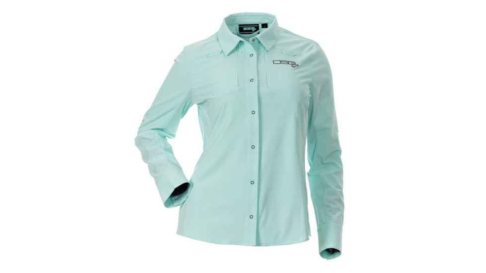 DSG Outerwear Victoria Snap-up Shirt- Womens, Sun Washed Aqua, Medium, 50116