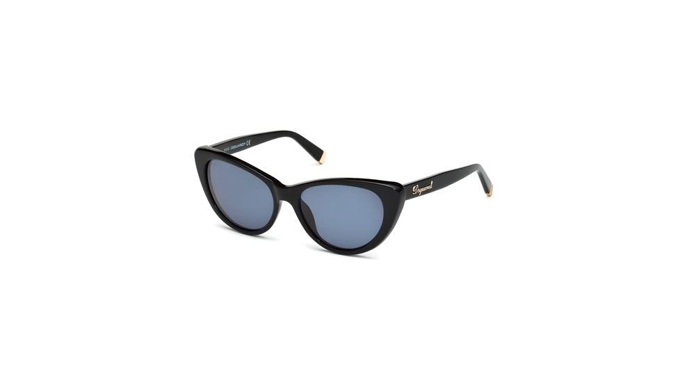 DSquared DQ0079 Sunglasses - Shiny Black Frame Color