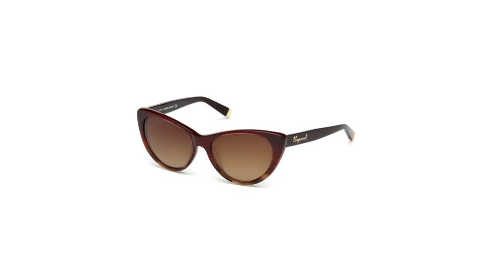DSquared DQ0079 Sunglasses - Bordeaux Frame Color
