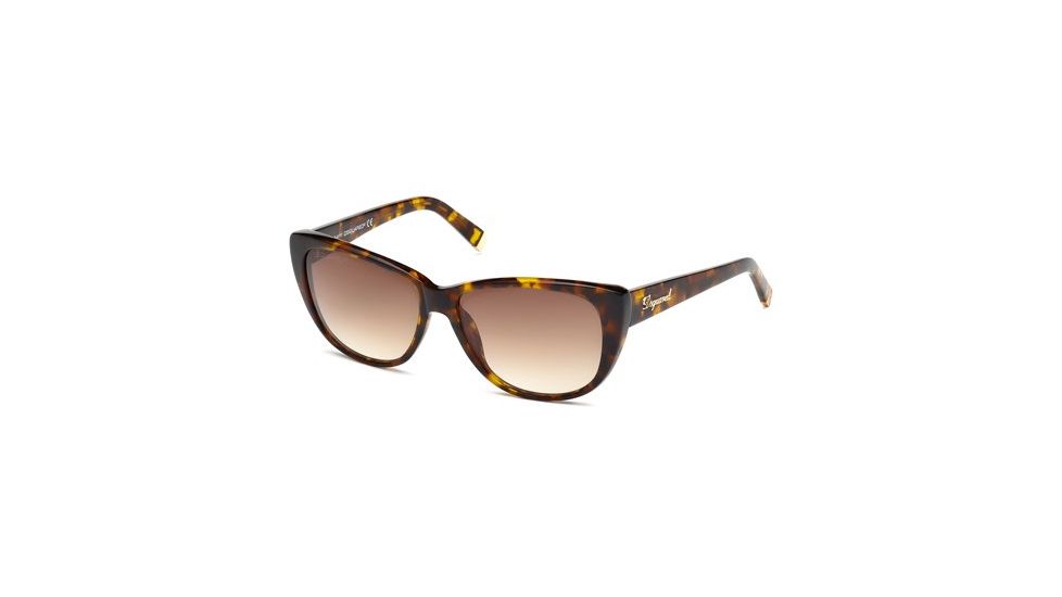 DSquared DQ0080 Sunglasses - Dark Brown Frame Color