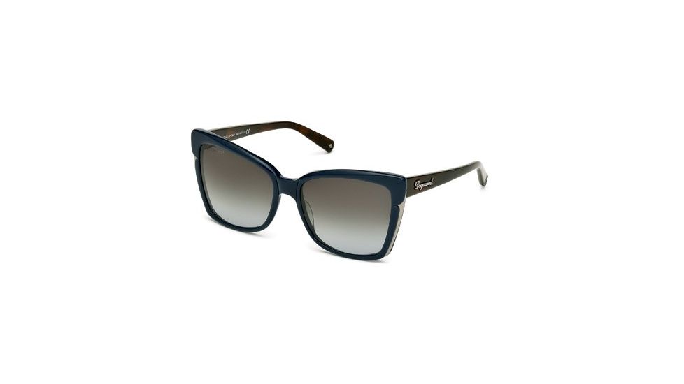 DSquared DQ0098 Sunglasses - Shiny Dark Green Frame Color