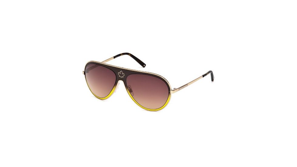 DSquared DQ0104 Sunglasses - Dark Brown Frame Color