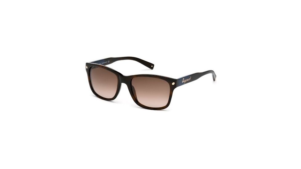 DSquared DQ0105 Sunglasses - Dark Havana Frame Color