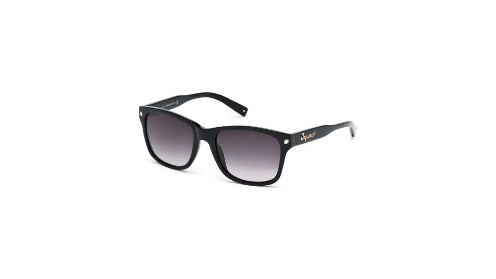 DSquared DQ0105 Sunglasses - Shiny Black Frame Color