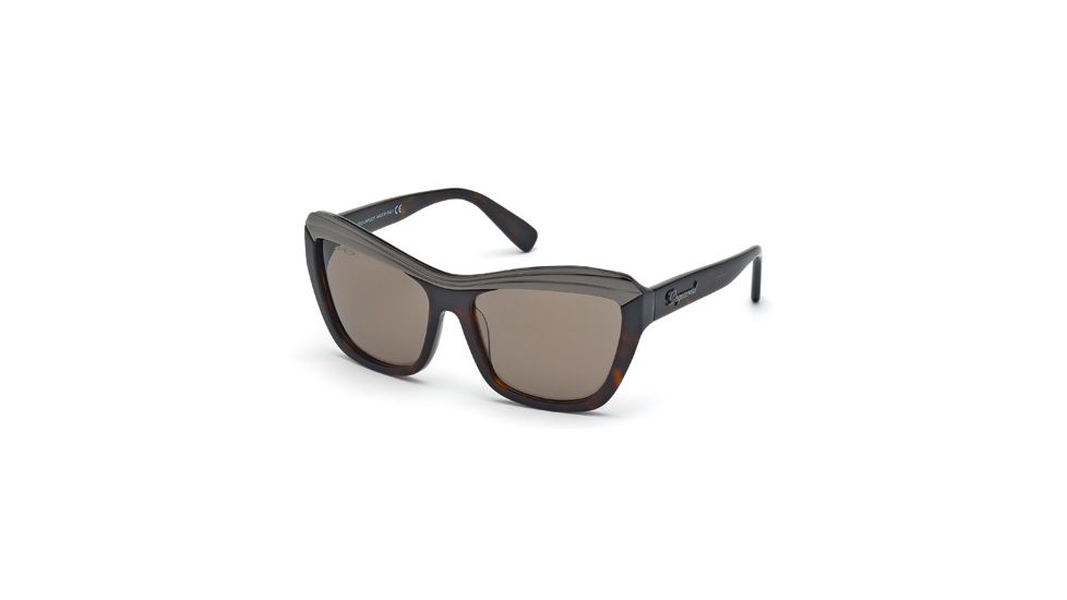 DSquared DQ0133 Sunglasses - Dark Havana Frame Color, Roviex Lens Color
