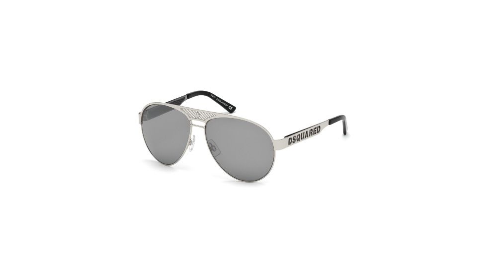 DSquared DQ0138 Sunglasses - Grey Frame Color, Smoke Mirror Lens Color