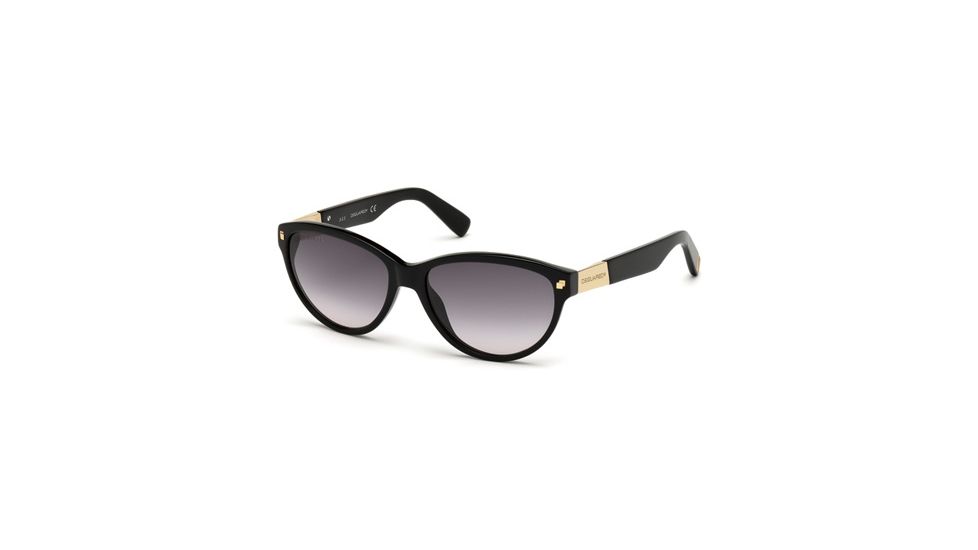 DSquared DQ0147 Sunglasses - Shiny Black Frame Color
