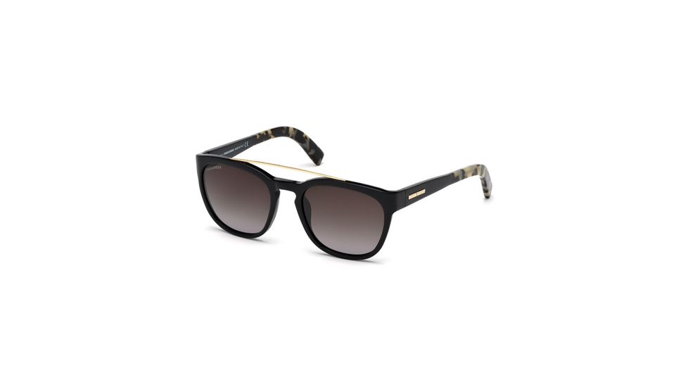 DSquared DQ0164 Sunglasses - Shiny Black Frame Color