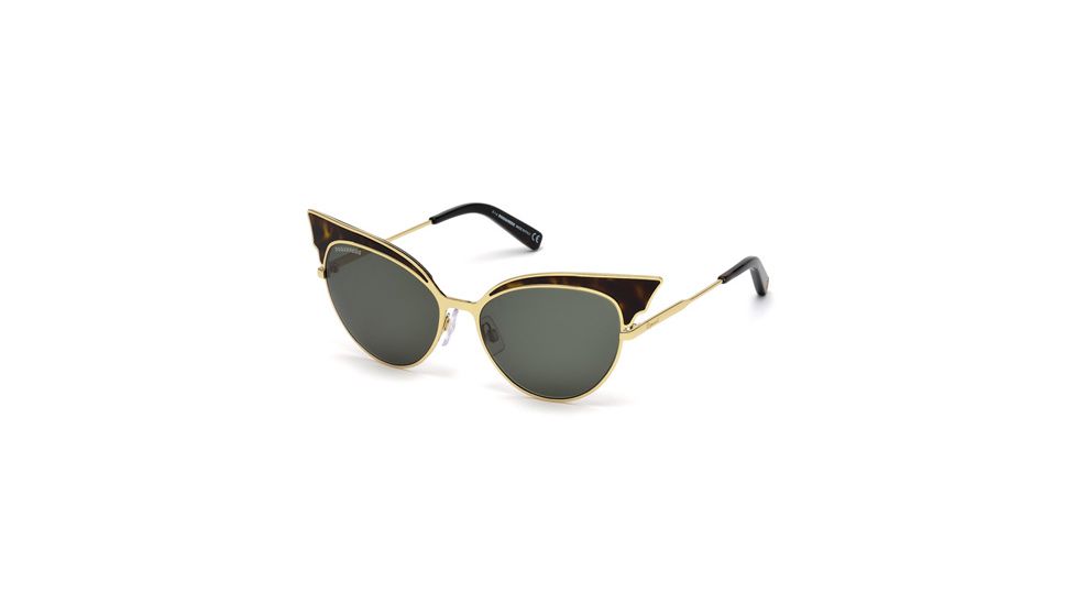 DSquared DQ0166 Sunglasses - Dark Havana Frame Color