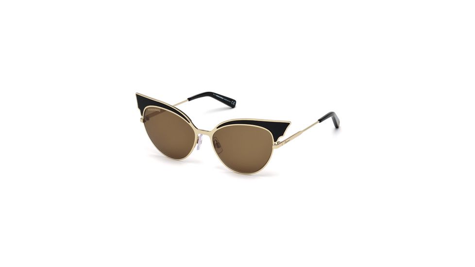 DSquared DQ0166 Sunglasses - Shiny Black Frame Color