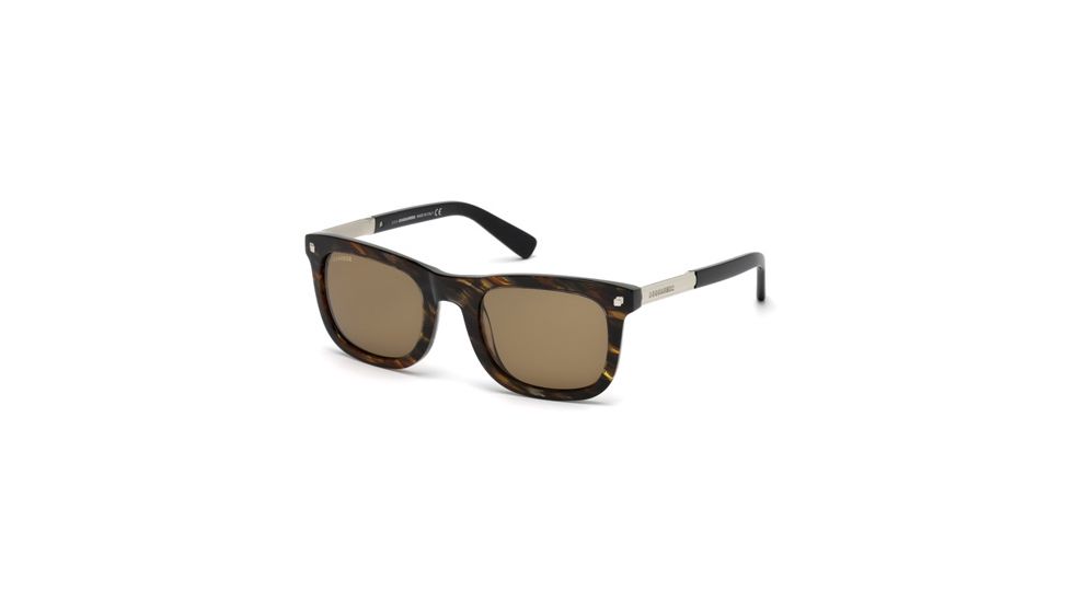 DSquared DQ0178 Sunglasses - Dark Brown Frame Color