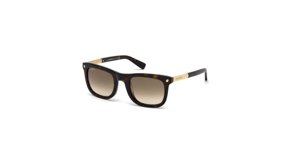 DSquared DQ0178 Sunglasses - Dark Havana Frame Color