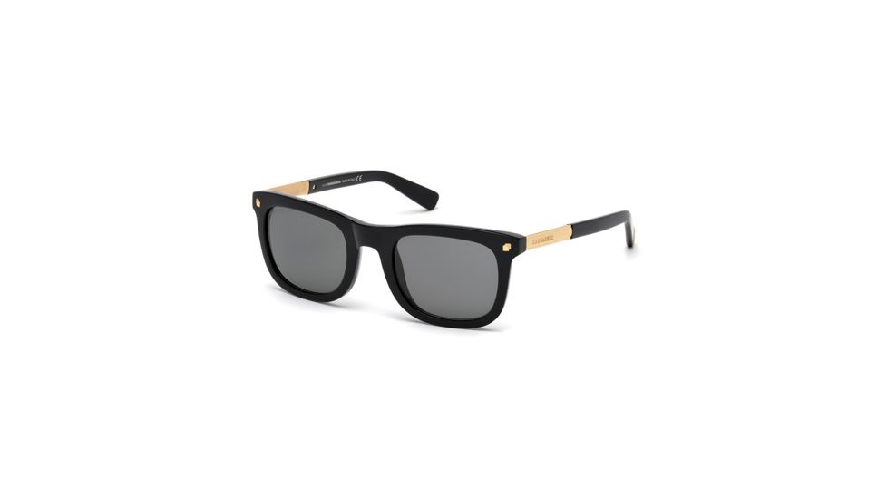 DSquared DQ0178 Sunglasses - Shiny Black Frame Color