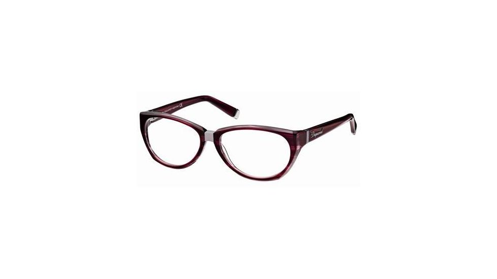 DSquared DQ5007 Eyeglass Frames - Bordeaux Frame Color