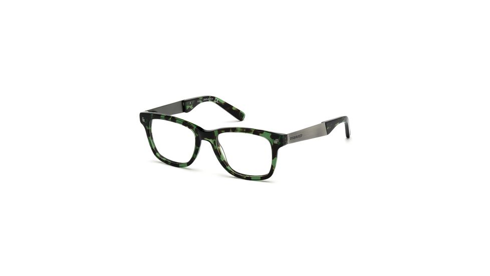 DSquared DQ5130 Eyeglass Frames - Coloured Havana Frame Color