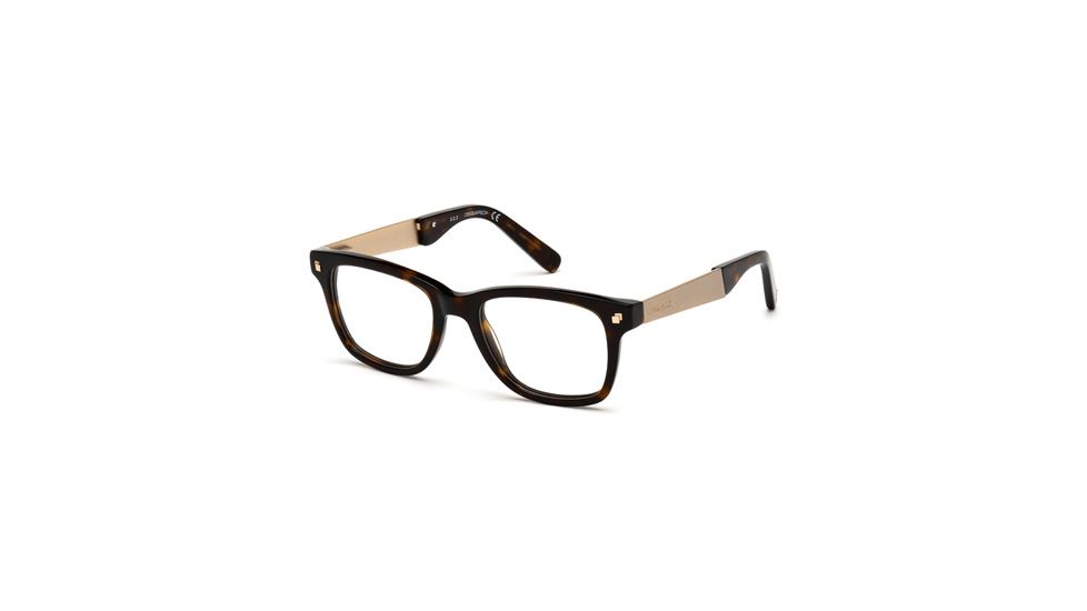 DSquared DQ5130 Eyeglass Frames - Dark Havana Frame Color