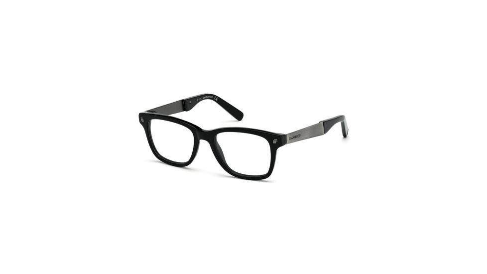 DSquared DQ5130 Eyeglass Frames - Shiny Black Frame Color