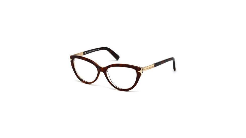 DSquared DQ5133 Eyeglass Frames - Havana Frame Color